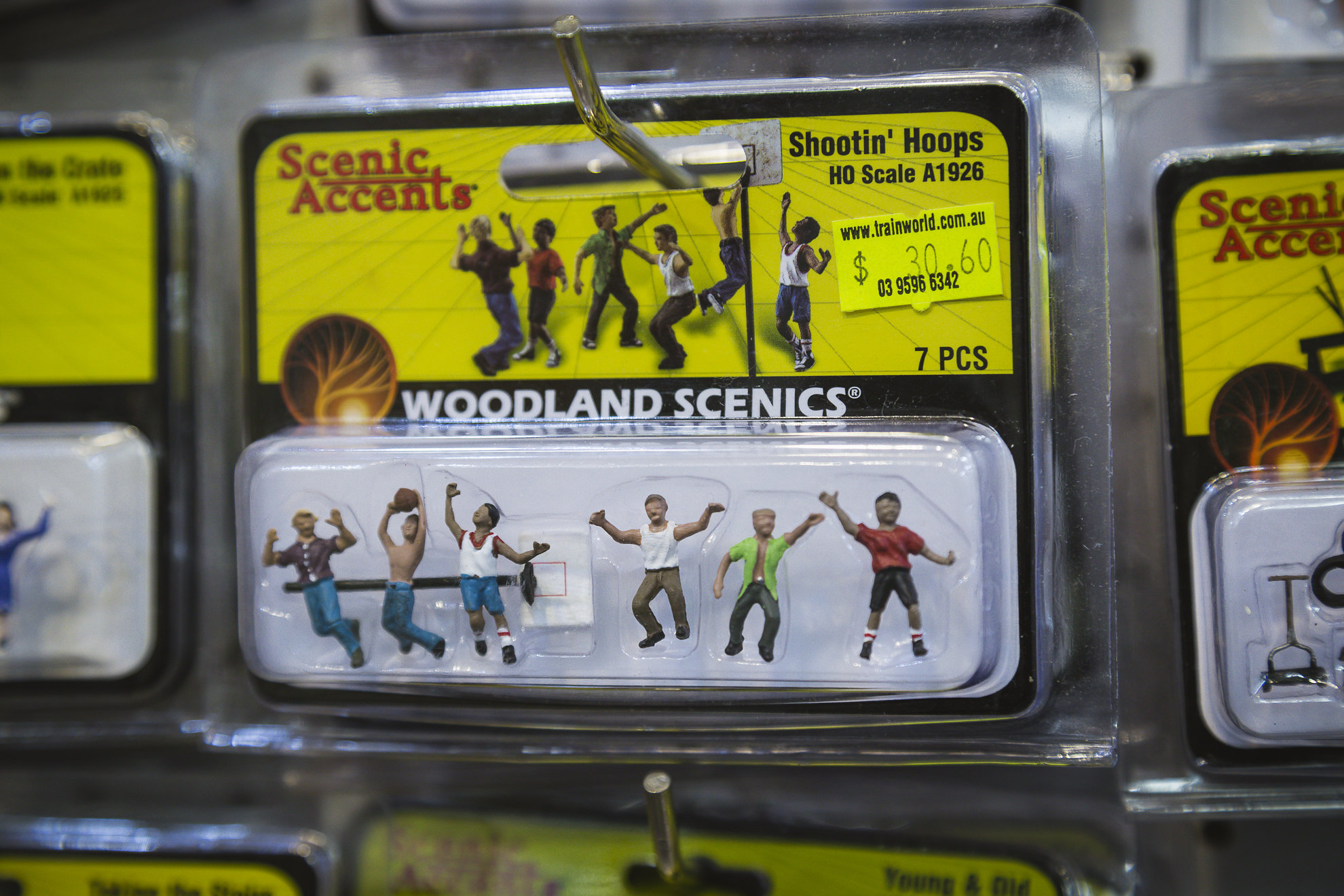 Woodland Scenics HO Scale Shootin Hoops Figures A1926 for sale online